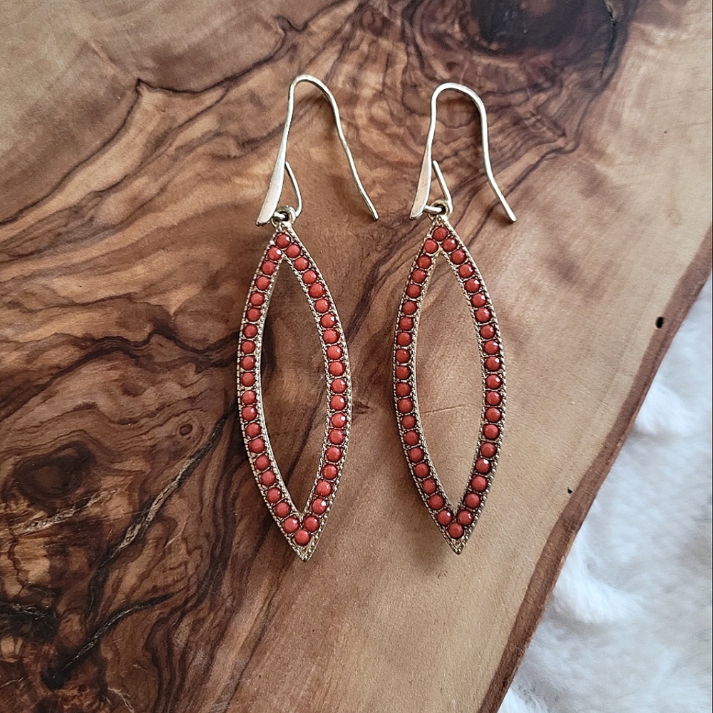 J. Crew Gold Bead Earrings